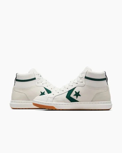 White / Green Converse Pro Blaze Classic Sport Luxe Men Boots Canada | C-41978529