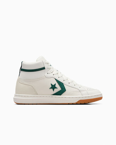 White / Green Converse Pro Blaze Classic Sport Luxe Men Boots Canada | C-41978529
