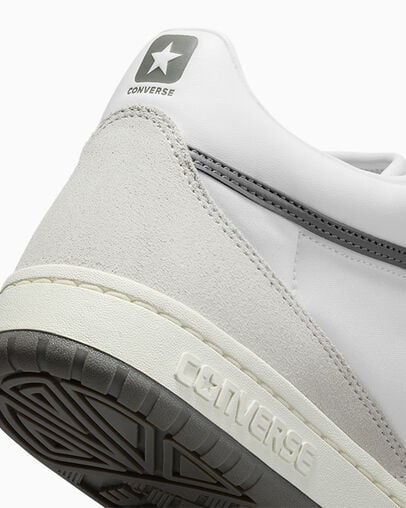 White / Grey Converse CONS Fastbreak Pro Suede Nylon Women Skate Shoes Canada | C-91620439