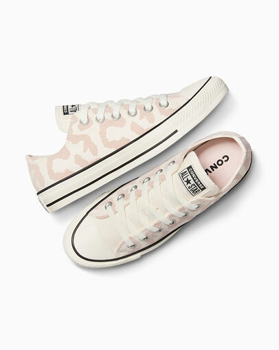 White / Grey Converse Chuck Taylor All Star Leopard Remix Women Sneakers Canada | C-15867309
