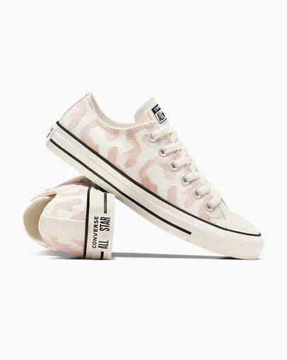 White / Grey Converse Chuck Taylor All Star Leopard Remix Women Sneakers Canada | C-15867309
