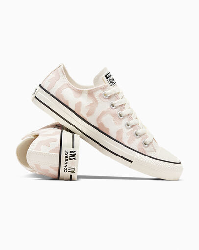 White / Grey Converse Chuck Taylor All Star Leopard Remix Women Sneakers Canada | C-69741289