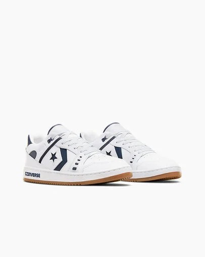 White / Navy Converse CONS AS-1 Pro Women Skate Shoes Canada | C-21089649