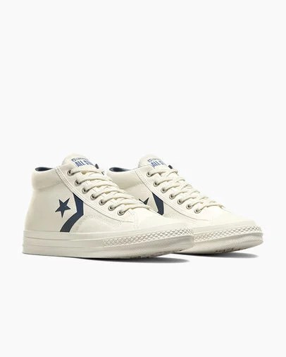 White / Navy / Blue Converse Star Player 76 Men Boots Canada | C-07589649