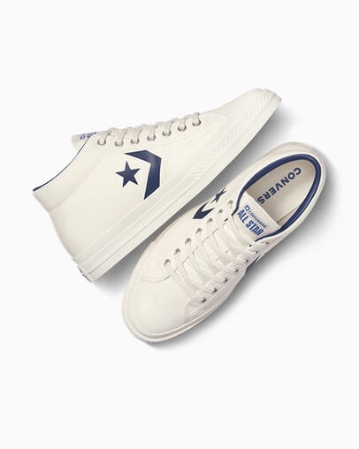 White / Navy / Blue Converse Star Player 76 Men Boots Canada | C-07589649