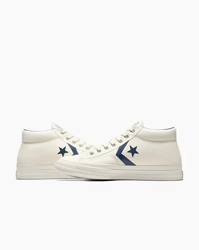 White / Navy / Blue Converse Star Player 76 Men Boots Canada | C-07589649