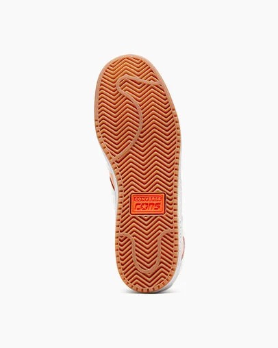White / Orange Converse CONS AS-1 Pro Men Skate Shoes Canada | C-09126359