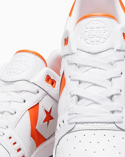 White / Orange Converse CONS AS-1 Pro Men Skate Shoes Canada | C-09126359