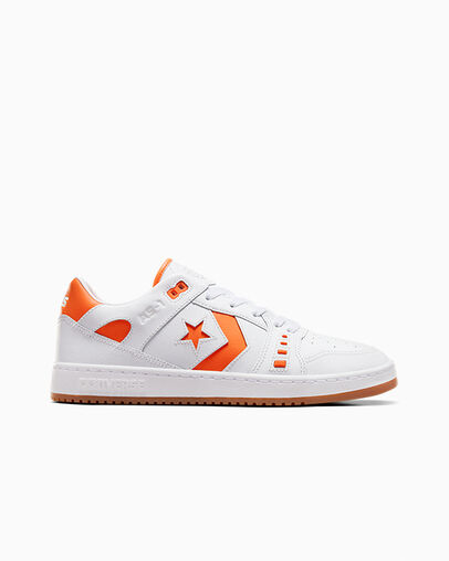 White / Orange Converse CONS AS-1 Pro Men Skate Shoes Canada | C-09126359
