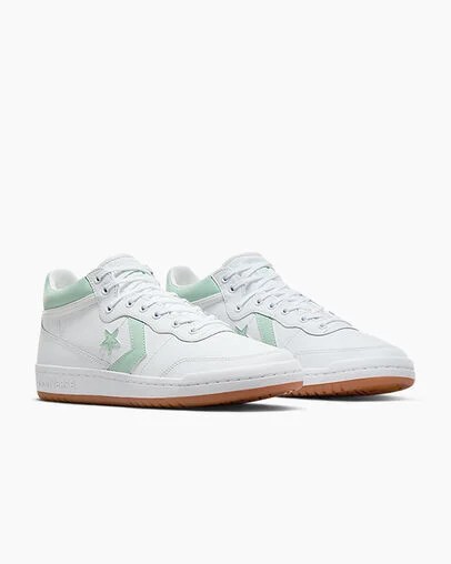 White / Orange Converse CONS Fastbreak Pro Leather & Nylon Men Skate Shoes Canada | C-49280169