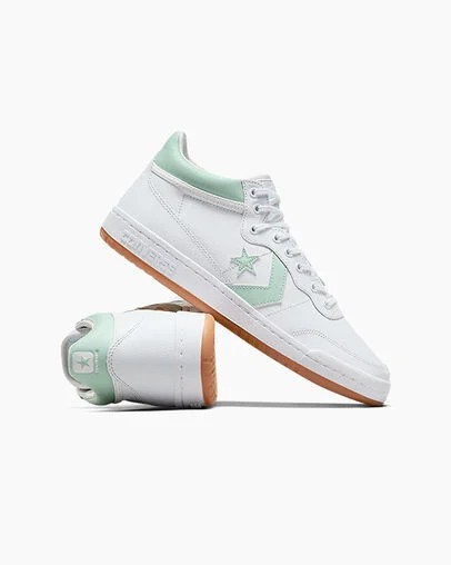 White / Orange Converse CONS Fastbreak Pro Leather & Nylon Men Skate Shoes Canada | C-49280169