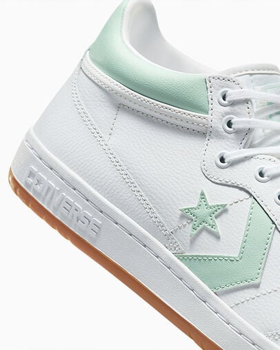 White / Orange Converse CONS Fastbreak Pro Leather & Nylon Men Skate Shoes Canada | C-49280169