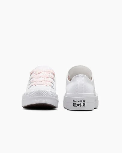 White / Pink Converse Chuck Taylor All Star Lift Women Platform Shoes Canada | C-01842979