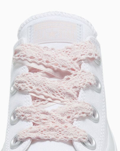 White / Pink Converse Chuck Taylor All Star Lift Women Platform Shoes Canada | C-01842979