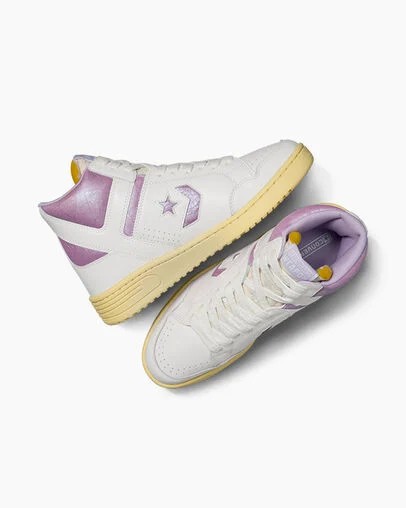 White / Purple Converse Shai Weapon Women Boots Canada | C-12476389
