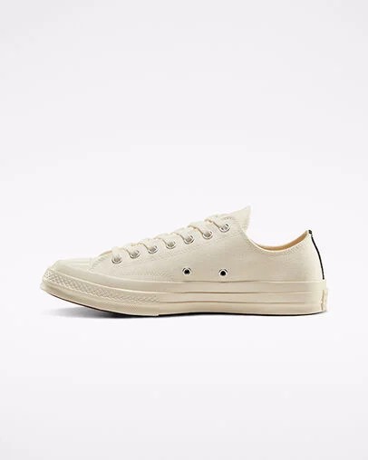 White / Red Converse Converse x PLAY Comme des Garçons Chuck 70 Men Sneakers Canada | C-95164729