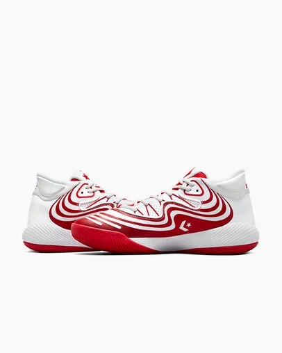 White / Red / White Converse All Star BB Shift CX Men Basketball Shoes Canada | C-37940529