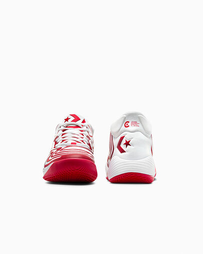 White / Red / White Converse All Star BB Shift CX Women Basketball Shoes Canada | C-68012499