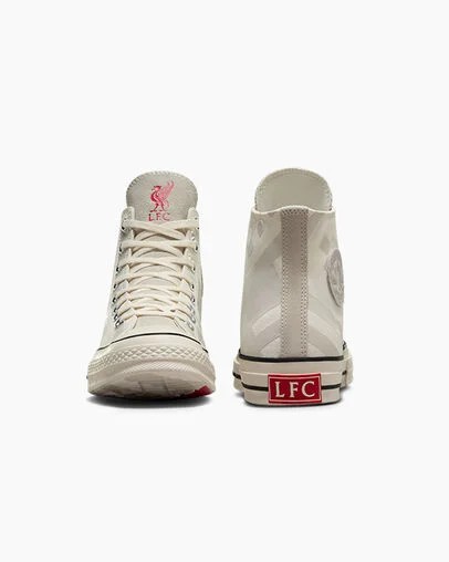 White / Silver Green Converse Converse x Liverpool FC Chuck 70 Women Sneakers Canada | C-06238199