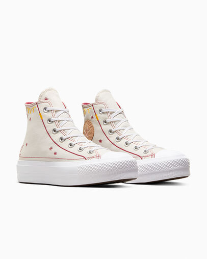 Yellow Converse Chuck Taylor All Star Lift Women Platform Shoes Canada | C-65147809