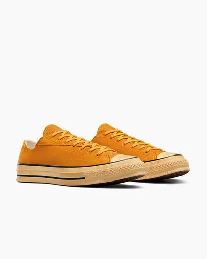 Yellow / Black Converse Chuck 70 Upcycled Men Tennis Shoes Canada | C-95847619