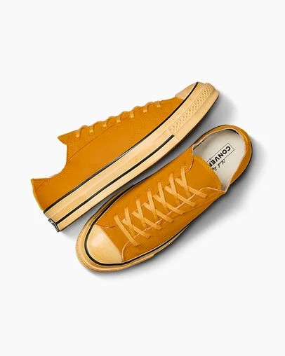 Yellow / Black Converse Chuck 70 Upcycled Men Tennis Shoes Canada | C-95847619