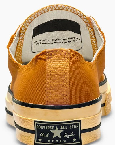 Yellow / Black Converse Chuck 70 Upcycled Men Tennis Shoes Canada | C-95847619